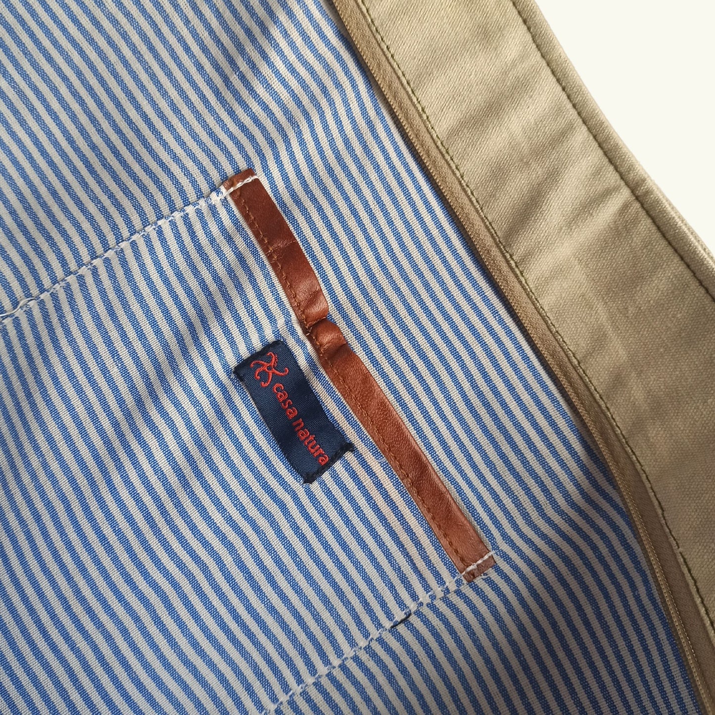 Large LOVE SKYLAR Beach Bag - Beige color