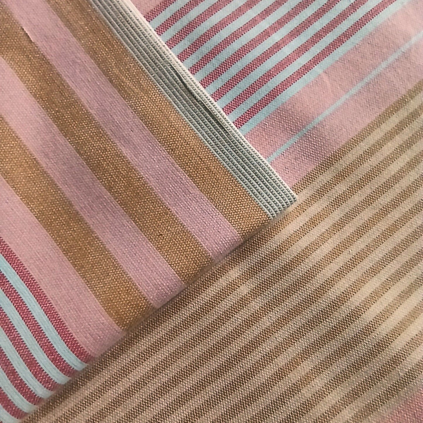 Fouta, serviette de plage en coton biologique, couleurs pastelles, tissage artisanal, 100 x 200 cm, modèle exclusif lana fares