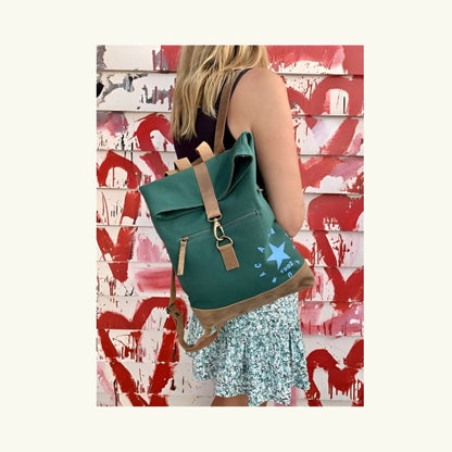 MAYA backpack - forest green color